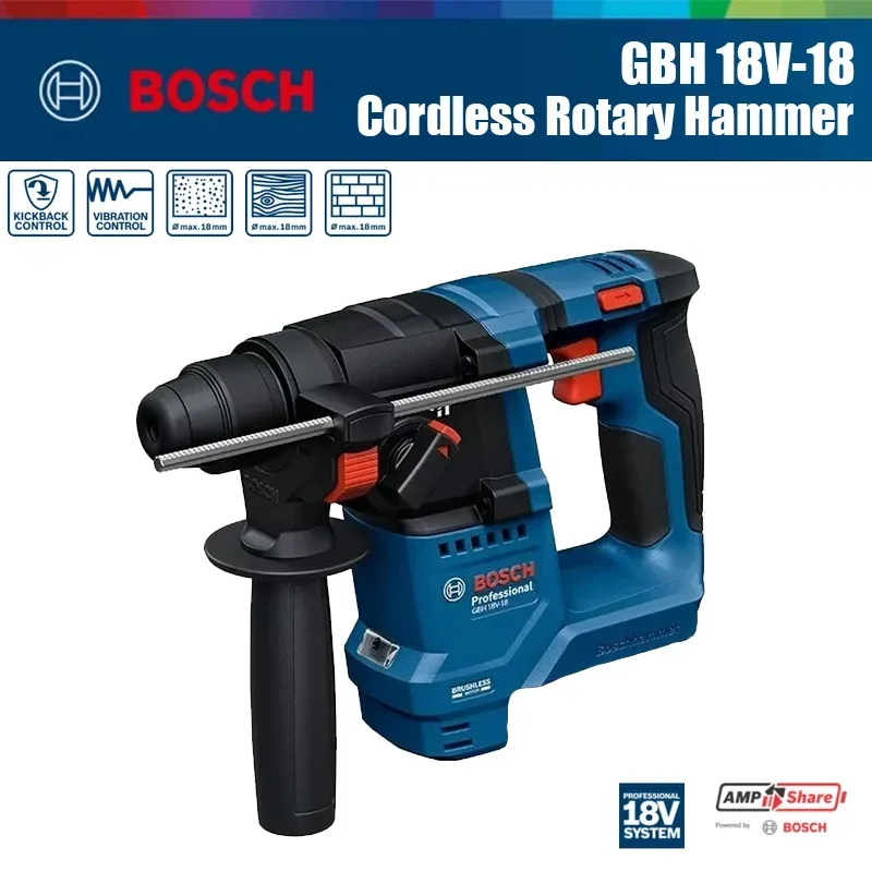 Power Tools For Workshop - 보쉬 GBH 18V-18 무선 로터리 해머