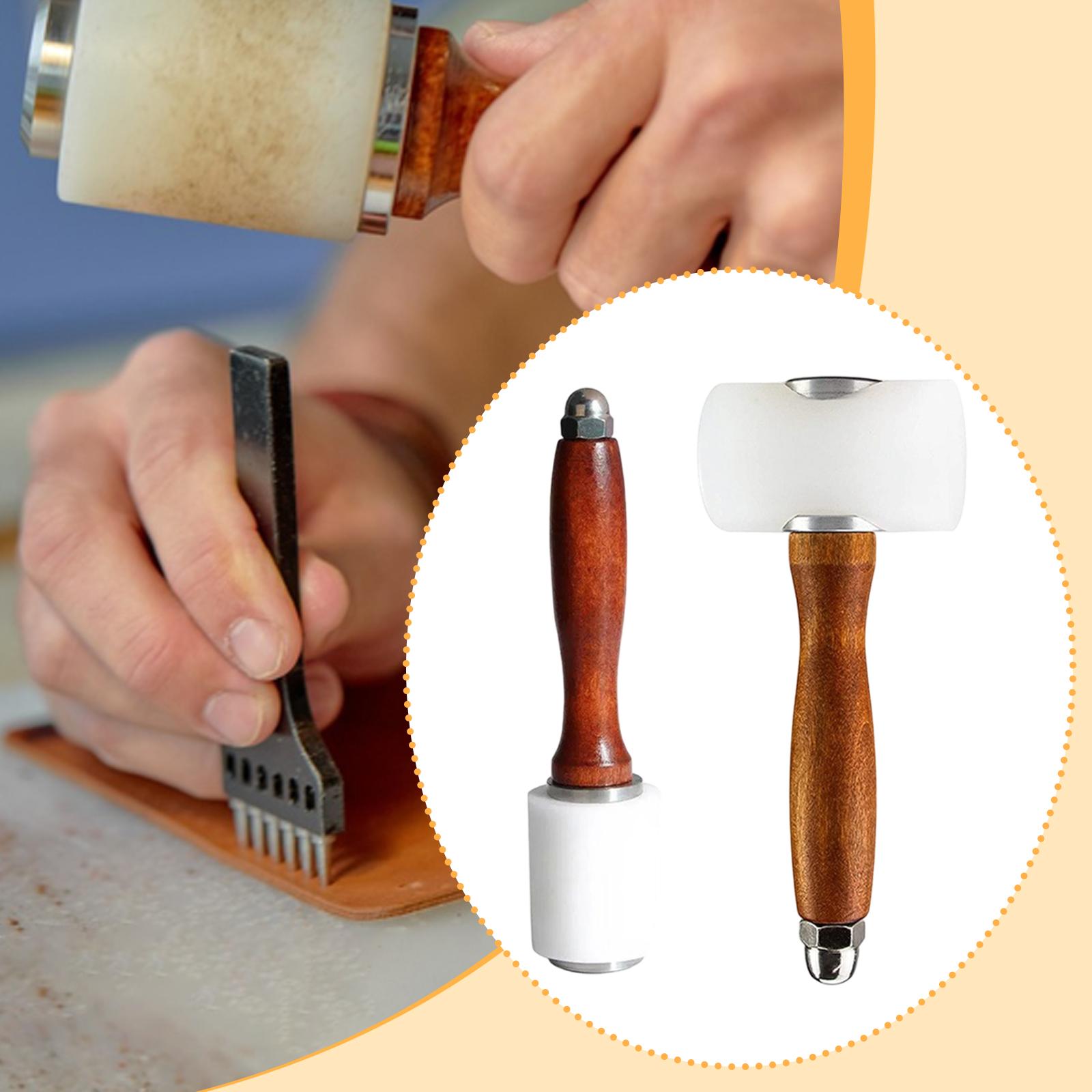 Mallet Wood Carving - 프리미엄 가죽 조각 망치, 내구성, DIY