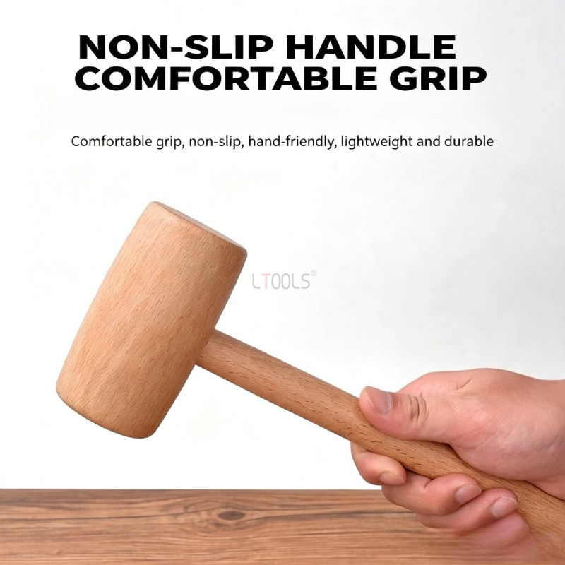 Mallet Wood Carving - 원목 망치 핸드 미니 나무망치 목공용