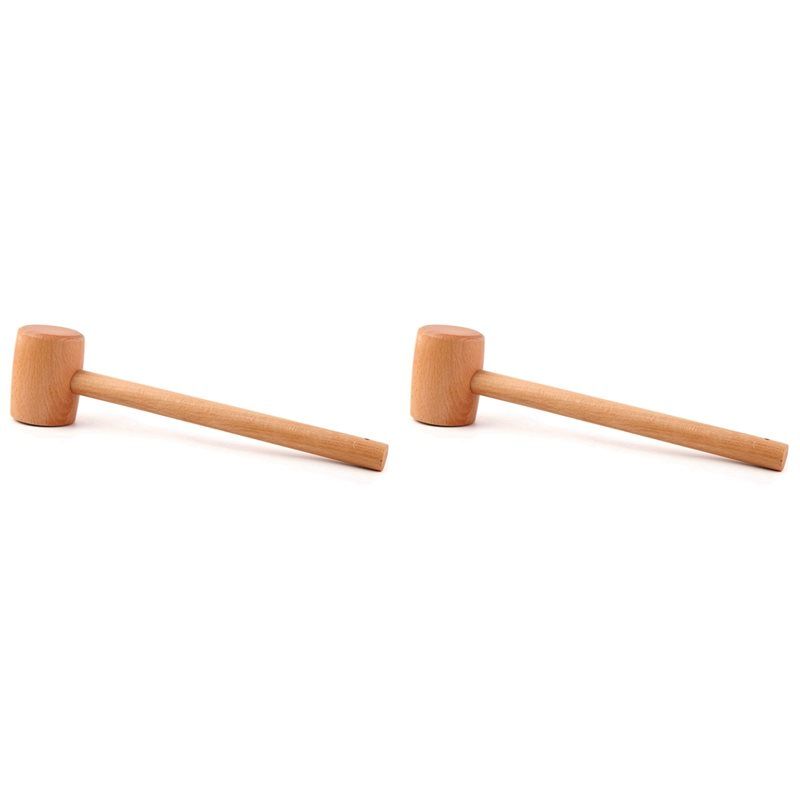 Mallet Wood Carving - AT05-2X 너도밤나무 가죽 조각 망치 DIY