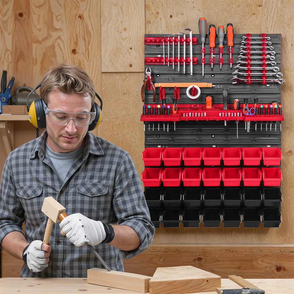 공구 벽걸이형 보관 선반, 다기능 보관 시스템, 작업장 - Workshop Tools Rack 리뷰 및 가격