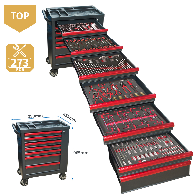 7단 서랍 공구 트롤리, 273개 EVA 폼 공구 세트 - Workshop Tools Car 리뷰 및 가격