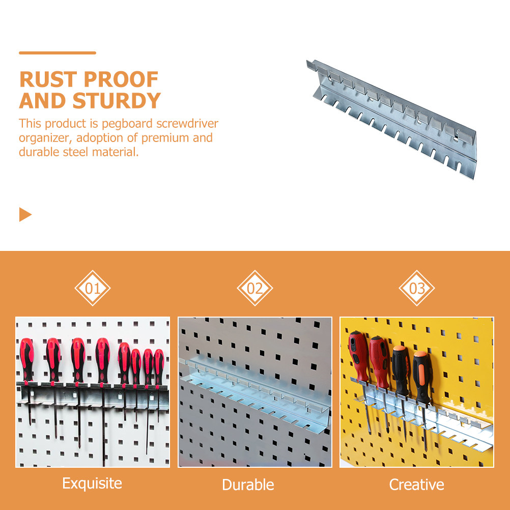 페그보드용 스크루드라이버 정리대, 견고한 스틸 재질,  - Workshop Tools Rack 리뷰 및 가격